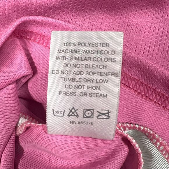 Augusta Sportswear Jersey Girls Medium Pink Moisture Wicking Mesh Sleeveless NOS - Picture 7 of 9